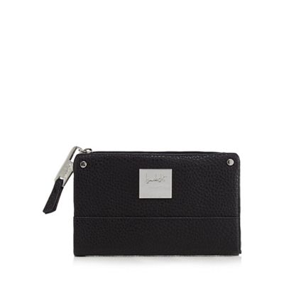 Black small fold over purse